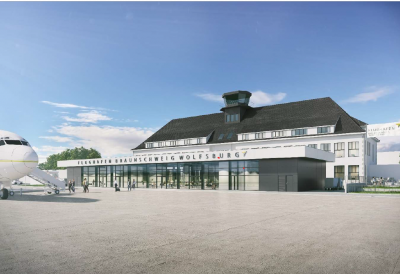 Bild Neubau des Terminalgebäudes Flughafen Braunschweig- Wolfsburg